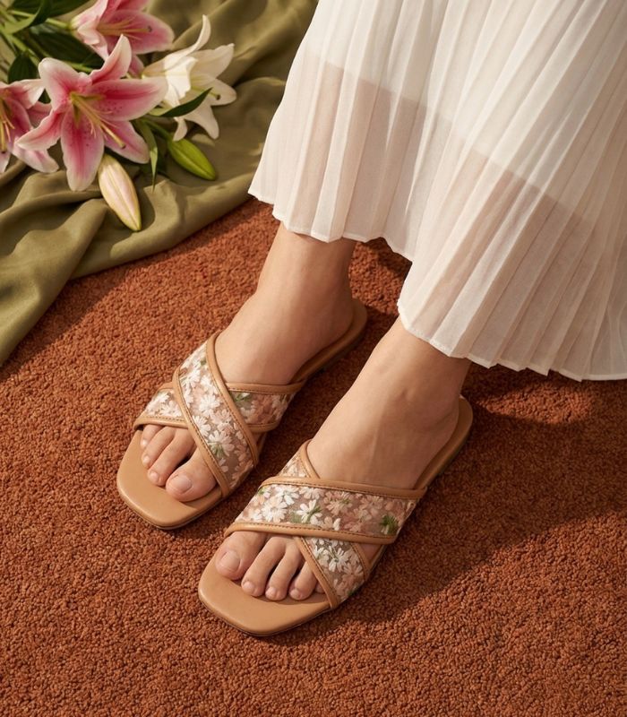 Women Flat Slippers i4618f
