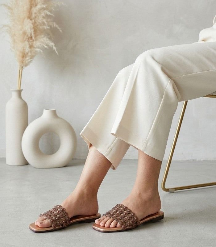 Women Flat Slippers i4633b