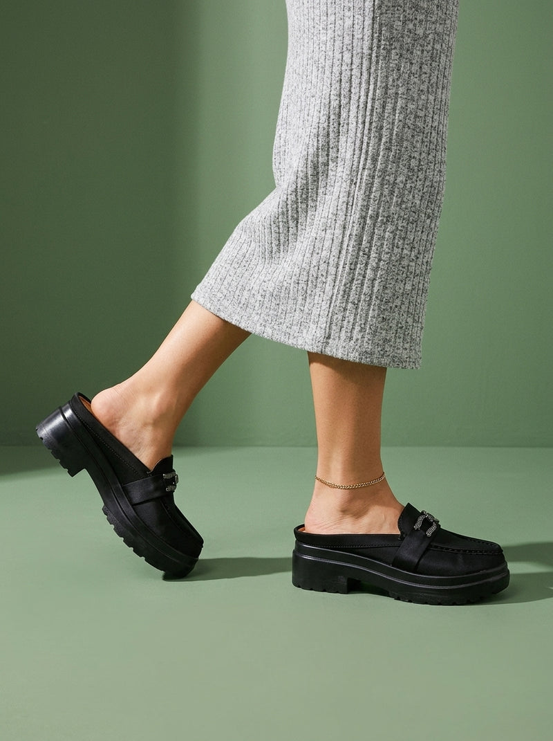 Women Back Open Slippers M0525C