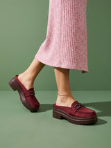 Women Back Open Slippers M0525M