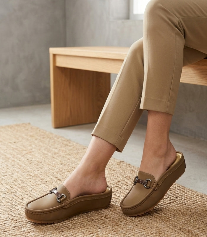 Women Back Open Slippers i0517f