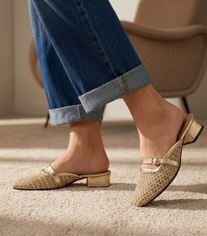 Women Back Open Slippers i0527x