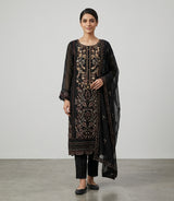 Embroidered 3 Piece Suit