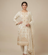 Embroidered 3 Piece Suit