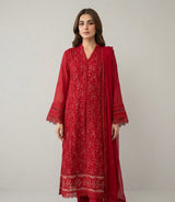 Embroidered 3 Piece Suit