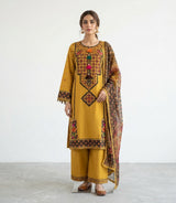 Embroidered 3 Piece Suit