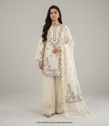 Embroidered Suit 3Pc 1297w