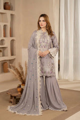 Embroidered Suit 3Pc 1297s