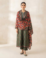 Printed Khaddar Suit 3Pc 1300dn